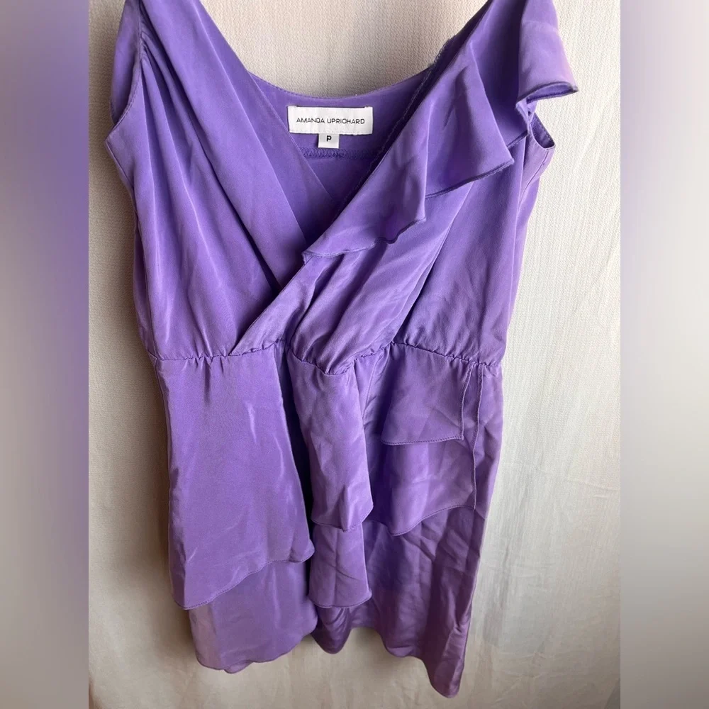 Amanda Uprichard 100% silk dress size P (XS) - Picture 3 of 6